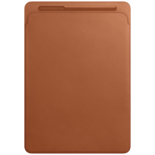 iPad Pro 12.9 læder sleeve - saddle brown