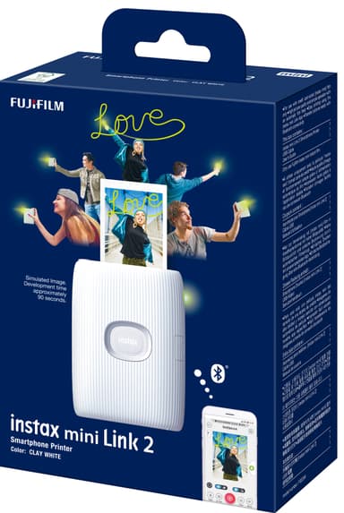 Fujifilm Instax Mini Link 2 smartphoneprinter (hvid)