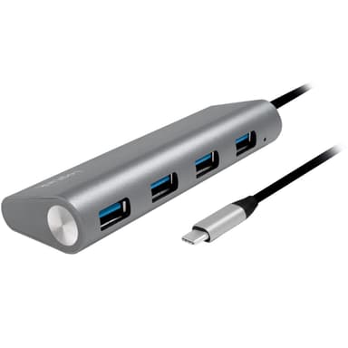 klinke Investere uld USB-C 4-ports USB-hub | Elgiganten