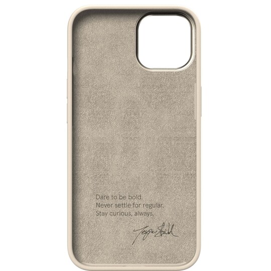 Nudient Bold iPhone 13 cover (beige)