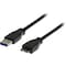 DELTACO USB 3.0 kabel, Type A han - Type Micro B han, 2m, sort