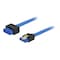 DeLOCK SATA extension cable, male - female, SATA 6Gb/s, 0.5m, blue