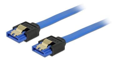 DeLOCK SATA cable, straight plugs, 1m, blue