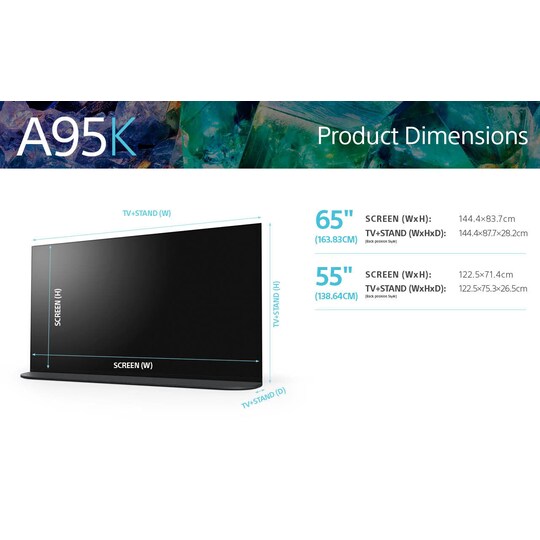 Sony 65” A95K 4K QD-OLED (2022)