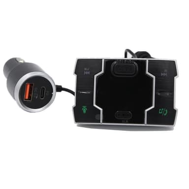 Bluetooth FM -sender med billader (QC3.0 / PD18W)