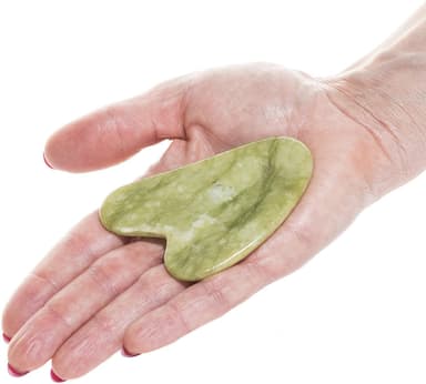 Gua Sha massage sten Jade Green