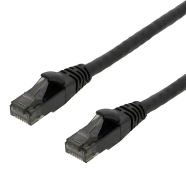 DELTACO High Flexible U/UTP Cat.6 patch cable, 24AWG, TPE, 3m, Black
