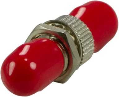 DELTACO hætte, fiber, ST-ST, multimode, simplex, keramisk, metal