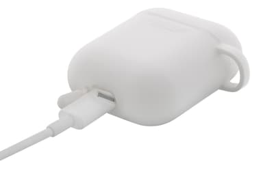 DELTACO AirPods Silicon Case, white