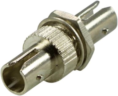 DELTACO hætte, fiber, ST-ST, multimode, simplex, keramisk, metal