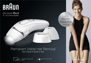 Braun Silk-Expert Pro 3 lysbaseret hårfjerner PL3230
