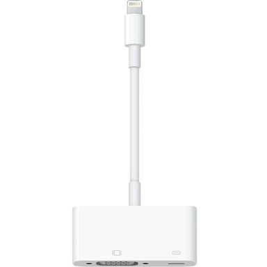 Apple, adapter, VGA til lightning, hvid
