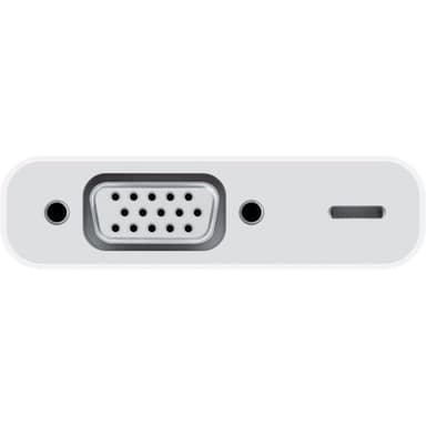 Apple, adapter, VGA til lightning, hvid