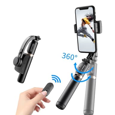 Mobil stativ / stativ med Bluetooth Anti-shake stabilisator