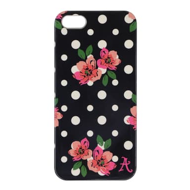 Mobilcover iPhone 5/5s/SE Polka Sort