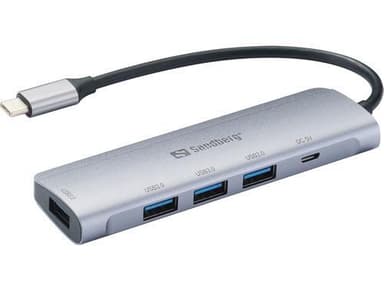 tynd kindben Dårlig skæbne USB-C til 4 x USB 3.0 Hub SAVER, Sølv | Elgiganten