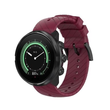 Suunto 7/9/9 baro / D5 armbånd silikone Vinrød
