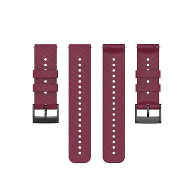 Suunto 7/9/9 baro / D5 armbånd silikone Vinrød