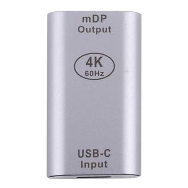 Adapter med USB-C til Mini-DP-Port