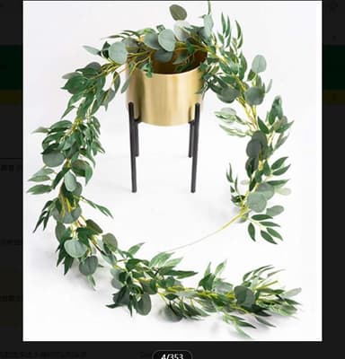 Guirlande af eukalyptus Kunstig