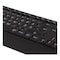 DELTACO Full-size big letter keyboard, blue LED backlight, USB, black