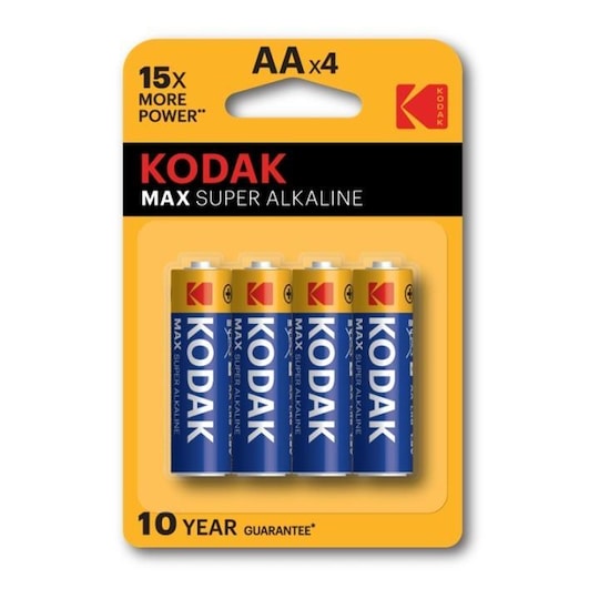 Kodak MAX alkaline AA battery (4 pack)