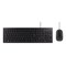 DELTACO Keyboard kit with mouse, PAN Nordic layout, USB, black
