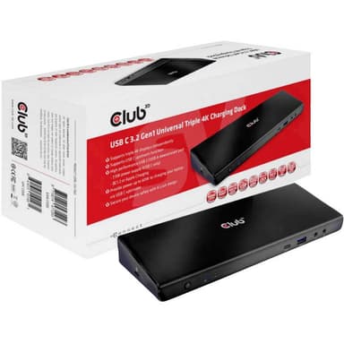 club3D CSV-1562 USB-C® dockingstation | Elgiganten