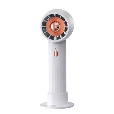 Genopladelig mini blæser med 3 hastigheder Hvid