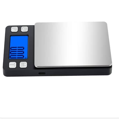 Lille digital vægt 1000g/0,1g Sort
