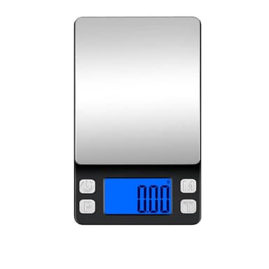 Lille digital vægt 1000g/0,1g Sort