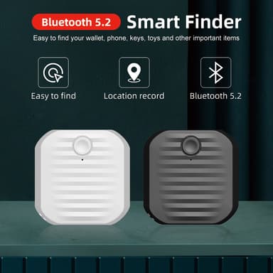 Anti-Lost Key Finder Bluetooth Tracker hvid