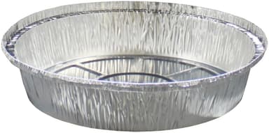Air Fryer engangs aluminiumsfolie 50-pak Sølv 20 cm