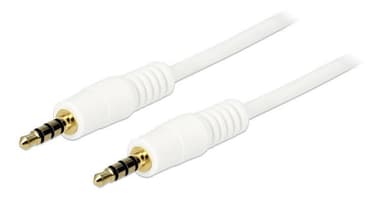 Delock Cable Stereo Jack 3.5 mm 4 pin male > male 10 m