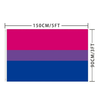 Biseksuel Pride Flag 150x90 cm