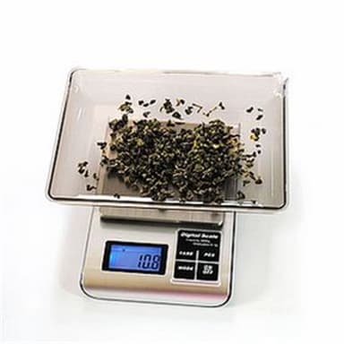 Lille digital vægt med bakke til bagning / smykker 1 kg / 0,1 g sølv