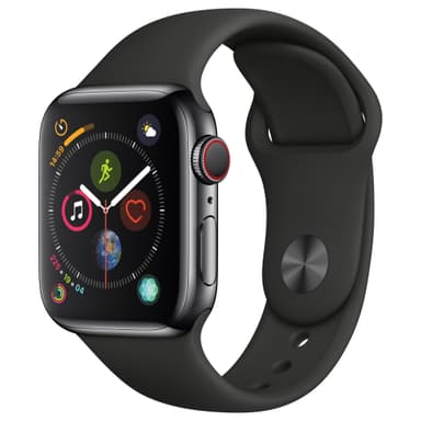 Apple Watch Series 4 rustfrit stål 40mm (GPS + 4G/e-sim)