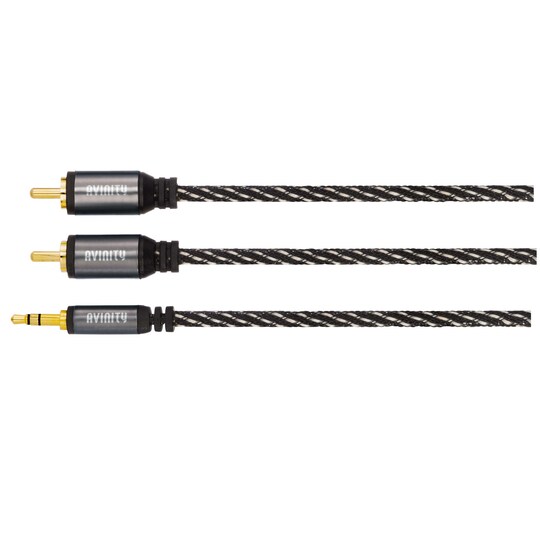 Audio Kabel 3,5mm Jack-2 Phono 1,5m Klasse 5