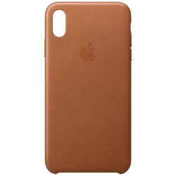 Apple iPhone Xs Max lædercover - (saddle brown)