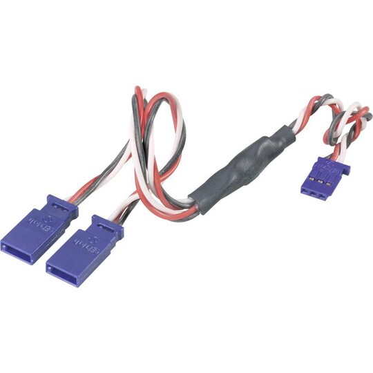Modelcraft Servo Y-kabel [2x Futuba-stik - 1x Futuba-bøsning] 30.00 cm 0.35 mm²