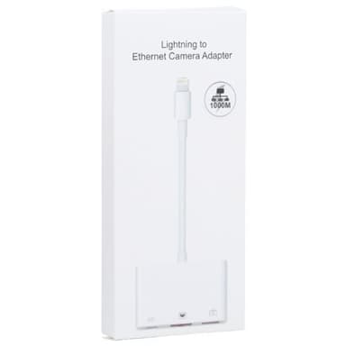 iPhone adapter till USB + 1000M Ethernet + lightning