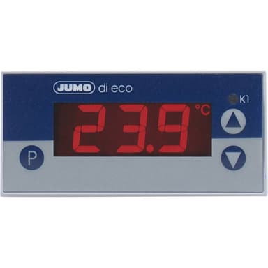 Jumo di eco Temperaturregulator J, L, K -200 til +999 °C Relæ 10 A (L x B x H) 56 x 76 x 36 mm