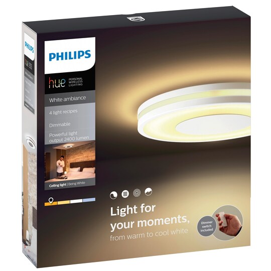 Philips Hue White ambiance Hue Being loftslampe (hvid)