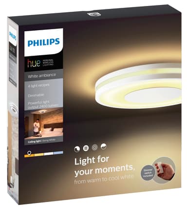 Philips Hue White ambiance Hue Being loftslampe (hvid)