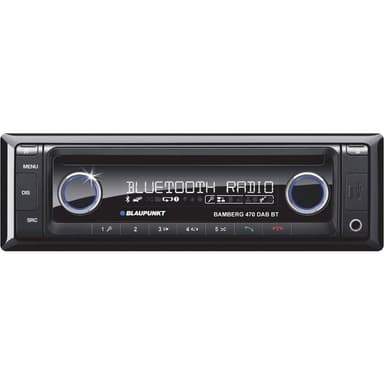 Blaupunkt Bamberg 470 DABBT Bilradio DAB+ tuner, Håndfrit Bluetooth®-system, Tilslutning til ratbetjen