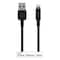 DELTACO USB Sync / Charging Cable for iPad, iPhone, iPod, MFi,3m,black