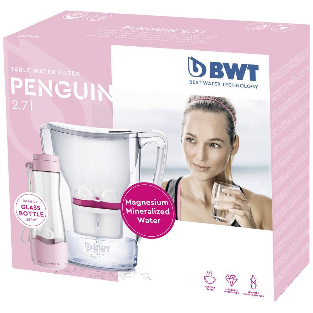 BWT PENGUIN + Bottle 0815046 Vandfilter 2.7 Hvid | Elgiganten