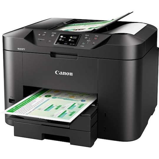 Canon MAXIFY MB2750 Farve inkjet multifunktionsprinter A4 Printer, scanner, kopimaskine, fax LAN, WLAN