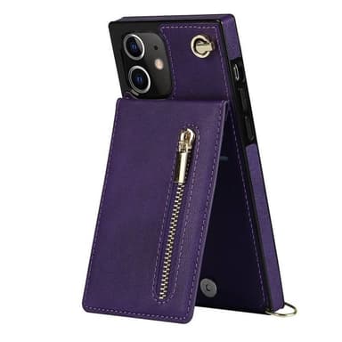 Zipper halskæde etui Apple iPhone 12 Mini - Lilla