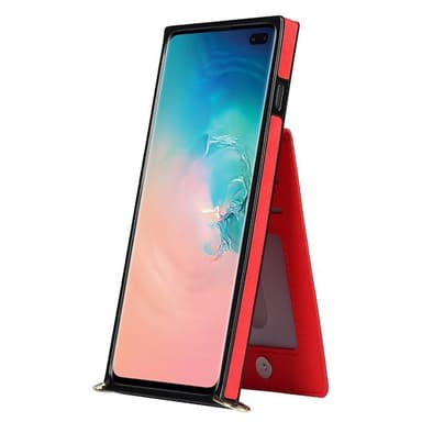 Zipper halskæde etui Samsung Galaxy S10 - Rød